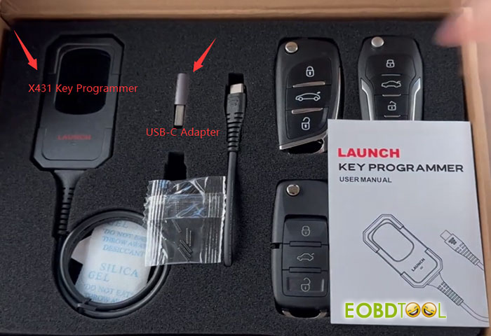 launch-crp919xbt-connect-to-x431-key-programmer-guide-4